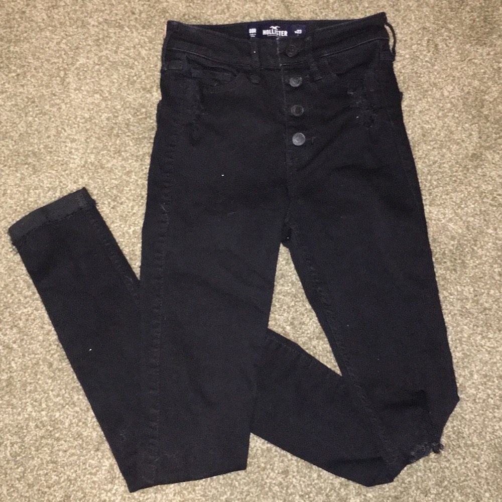 black hollister jeans